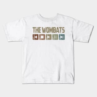 The Wombats Control Button Kids T-Shirt